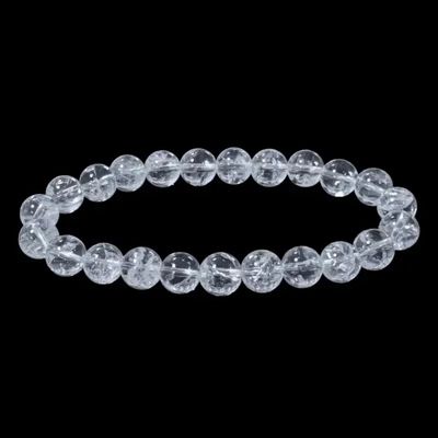 Bracelets - Rainbow Rock Crystal Bracelet AA beads 7.5-8.5mm - ARABESK
