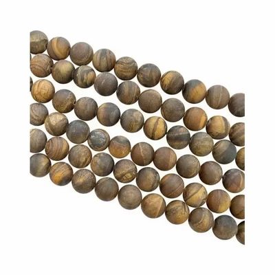 Jewelry - Tiger eye A 6mm matte beads on a 40cm thread - ARABESK