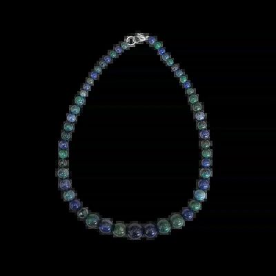 Bijoux - Malachite & Azurite Traitée A Collier Chute Perles 6-14mm 45cm - ARABESK