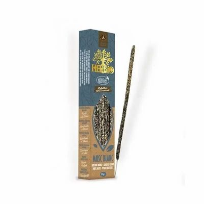 Senteurs - Encens Smudge Ecocert Herbio Musc Blanc 20g - ARABESK