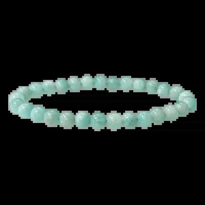 Bracelets - Bracelet Amazonite Perou AA perles 6-7mm - ARABESK