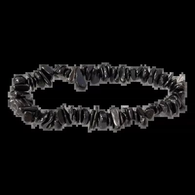 Bracelets - Hypersthene chips bracelet 5-8mm 18cm - ARABESK