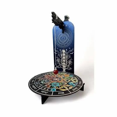 Jewelry - Wooden flower of life divination board 28cm - ARABESK