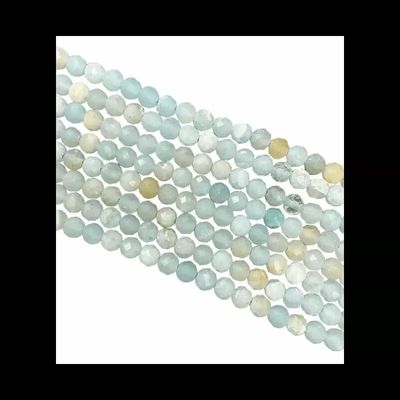Jewelry - Faceted Amazonite AA beads 3-4mm on 40cm wire - ARABESK