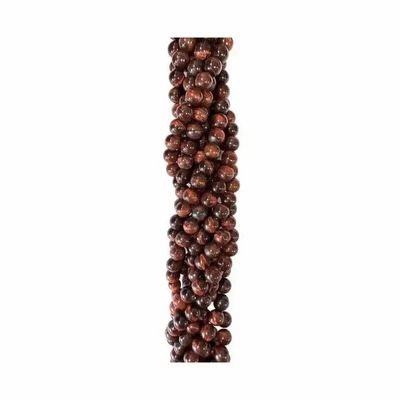 Bijoux - Oeil de taureau A perles 4mm sur fil 40cm - ARABESK