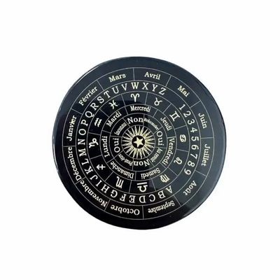 Jewelry - Black Onyx divination plaque 8cm - ARABESK