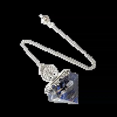 Bijoux - Pendule Orgonite Arbre de Vie Lapis Lazuli 6 faces - ARABESK
