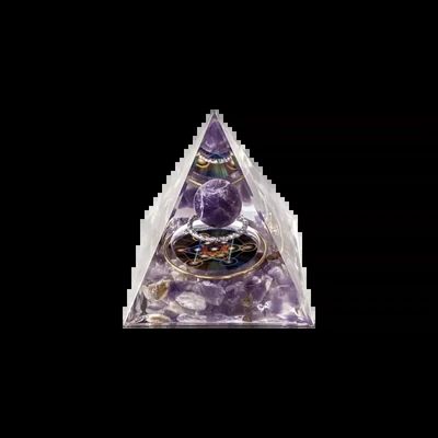 Jewelry - Orgonite Pyramid Amethyst Metatron - ARABESK