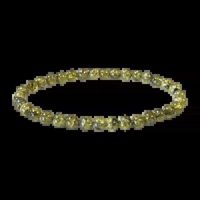 Bracelets - Peridot bracelet with 5-6mm beads - ARABESK