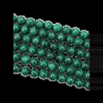 Jewelry - Dark Malachite AAA beads 8-9mm on 40cm thread - ARABESK