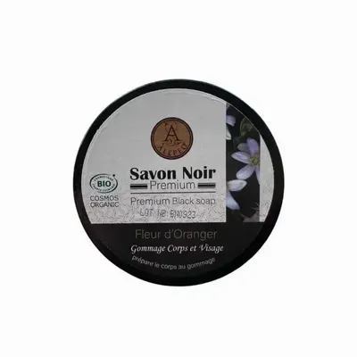 Soaps - Cosmos Organic Black Soap Orange Blossom 250g - ARABESK