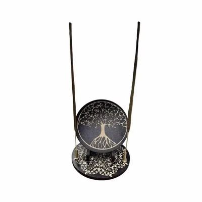 Bijoux - Porte Encens plaque arbre de vie 10cm - ARABESK