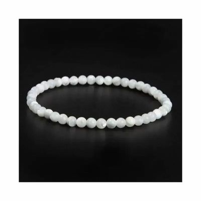 Bracelets - Bracelet Nacre blanche A perles 4mm - ARABESK