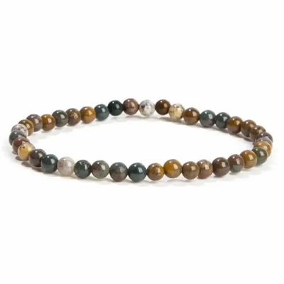 Bracelets - Bracelet Jaspe Océan A perles 4mm - ARABESK