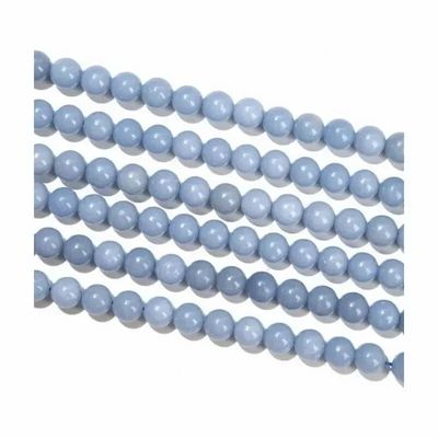 Bijoux - Angelite A perles 10mm sur fil 40cm - ARABESK