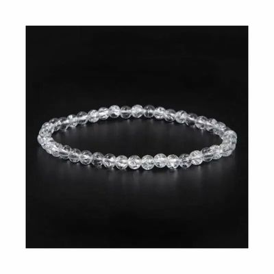 Bracelets - Rock Crystal Crack A Bracelet 4mm Beads - ARABESK