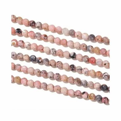 Bijoux - Opale Rose perles 4mm sur fil 40cm - ARABESK