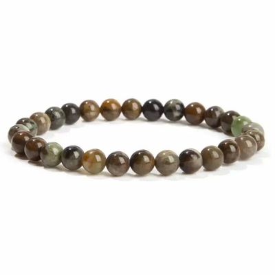 Bracelets - Bracelet Serpentine de Chine A perles 6mm - ARABESK