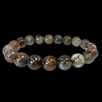 Bracelets - Chinese Serpentine Bracelet A 10mm Beads - ARABESK