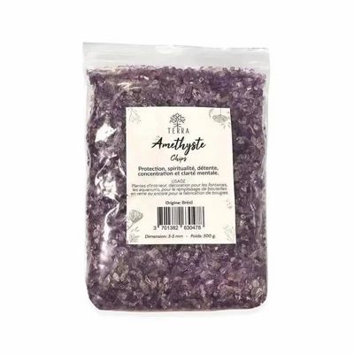 Bijoux - Améthyste A+ Chips de pierres naturelles 3-5mm 500g - ARABESK