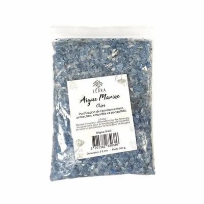 Jewelry - Aquamarine A+ Natural stone chips 3-5mm 500g - ARABESK