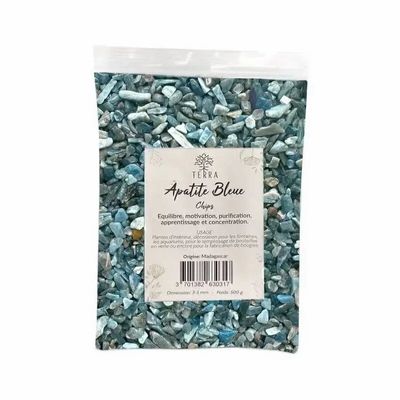 Jewelry - Apatite A+ Natural stone chips 3-5mm 500g - ARABESK