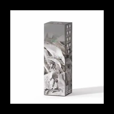 Scents - TERRA White Sage Incense 8 Bts without charcoal 12grs - ARABESK