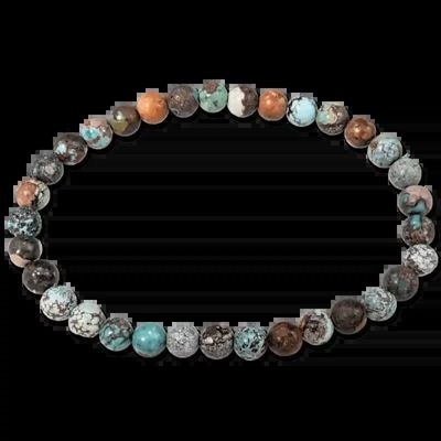 Bracelets - Natural Turquoise Bracelet from China With 5-6mm beads - ARABESK