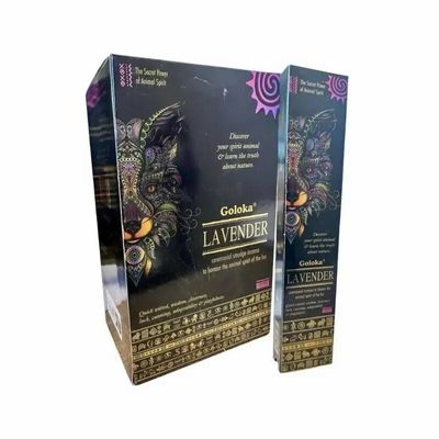 Scents - Goloka Smudge Lavender Animal Spirit Incense 8 Sticks - ARABESK