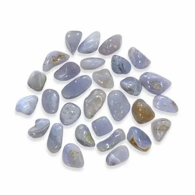 Jewelry - Blue Chalcedony on Gangue AA tumbled stones 250g - ARABESK
