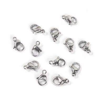 Jewelry - Silver Alloy Lobster Clasps 10mm x100 - ARABESK
