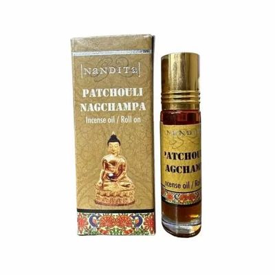 Scents - Nandita Patchouli-Nag Champa Fragrance Oil 8ml - ARABESK