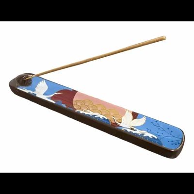 Scents - Cranes Ceramic Incense Holder 24cm - ARABESK