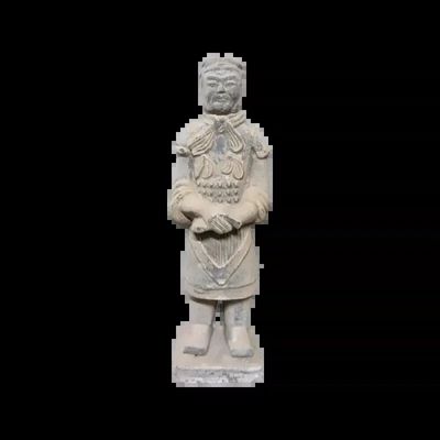 Sculptures, statuettes and miniatures - Antique Colorful Statue in General Terracotta 20cm - ARABESK