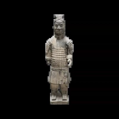 Sculptures, statuettes and miniatures - Black Warriors Statue with Armor in Terracotta 50cm - ARABESK