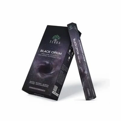 Scents - Terra Black Opium hexa incense without charcoal 30grs - ARABESK
