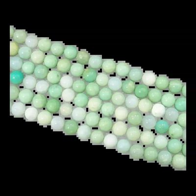 Jewelry - Chrysoprase AA 8mm pearls on string - ARABESK