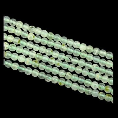 Jewelry - Prehnite A+ beads 4.5mm on 40cm wire - ARABESK