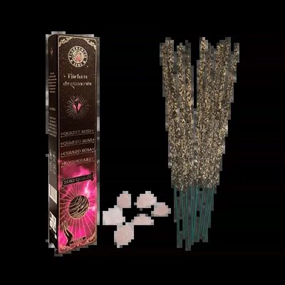 Scents - Incense Fragrances & Sens Parfum de Gems Rose Quartz Smudge Stick 20g - ARABESK