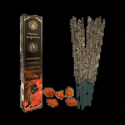 Scents - Incense Fragrances & Sens Parfum de Gemmes Carnelian Smudge Stick 20g - ARABESK