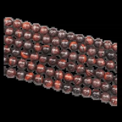 Jewelry - Bull's Eye beads 6mm on 40cm thread - ARABESK