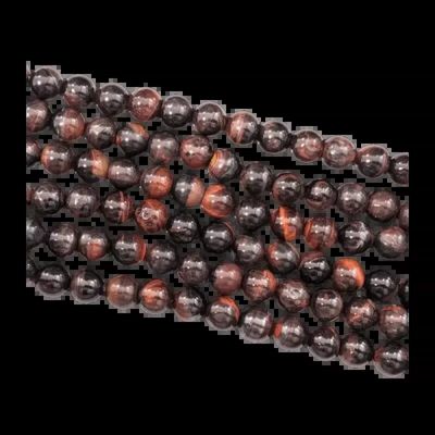 Jewelry - Bull's Eye beads 10mm on 40cm thread - ARABESK