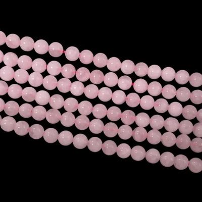 Bijoux - Quartz Rose A perles 10mm sur fil 40cm - ARABESK