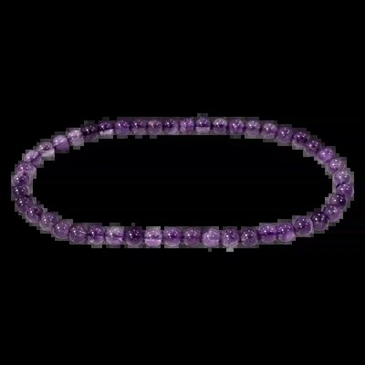 Bracelets - Amethyst Bracelet A beads 4mm - ARABESK