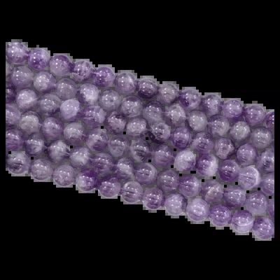 Jewelry - Amethyst beads 10mm on 40cm wire - ARABESK