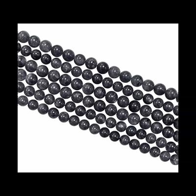 Bijoux - Cordiérite Lolite A perles 6-7mm sur fil 40cm - ARABESK