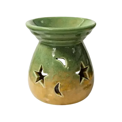 Scents - Green Gradient Ceramic Oil Burner 8.5cm - ARABESK