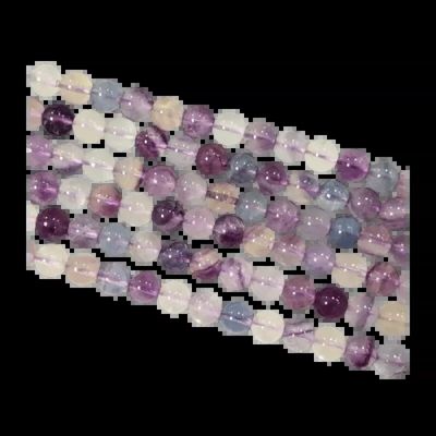 Bijoux - Fluorite AA perles 8mm sur fil 40cm - ARABESK