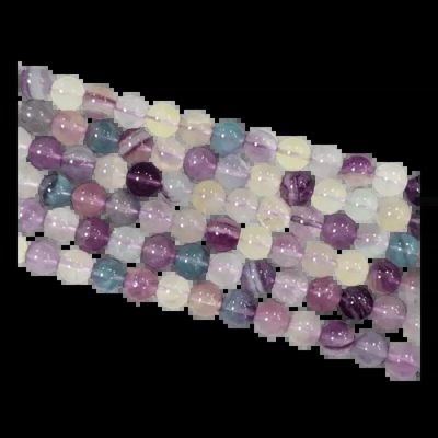 Bijoux - Fluorite AA perles 10mm sur fil 40cm - ARABESK