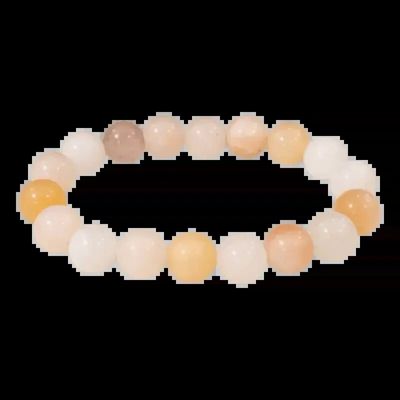 Bracelets - Aventurine Peach Bracelet A beads 10mm - ARABESK